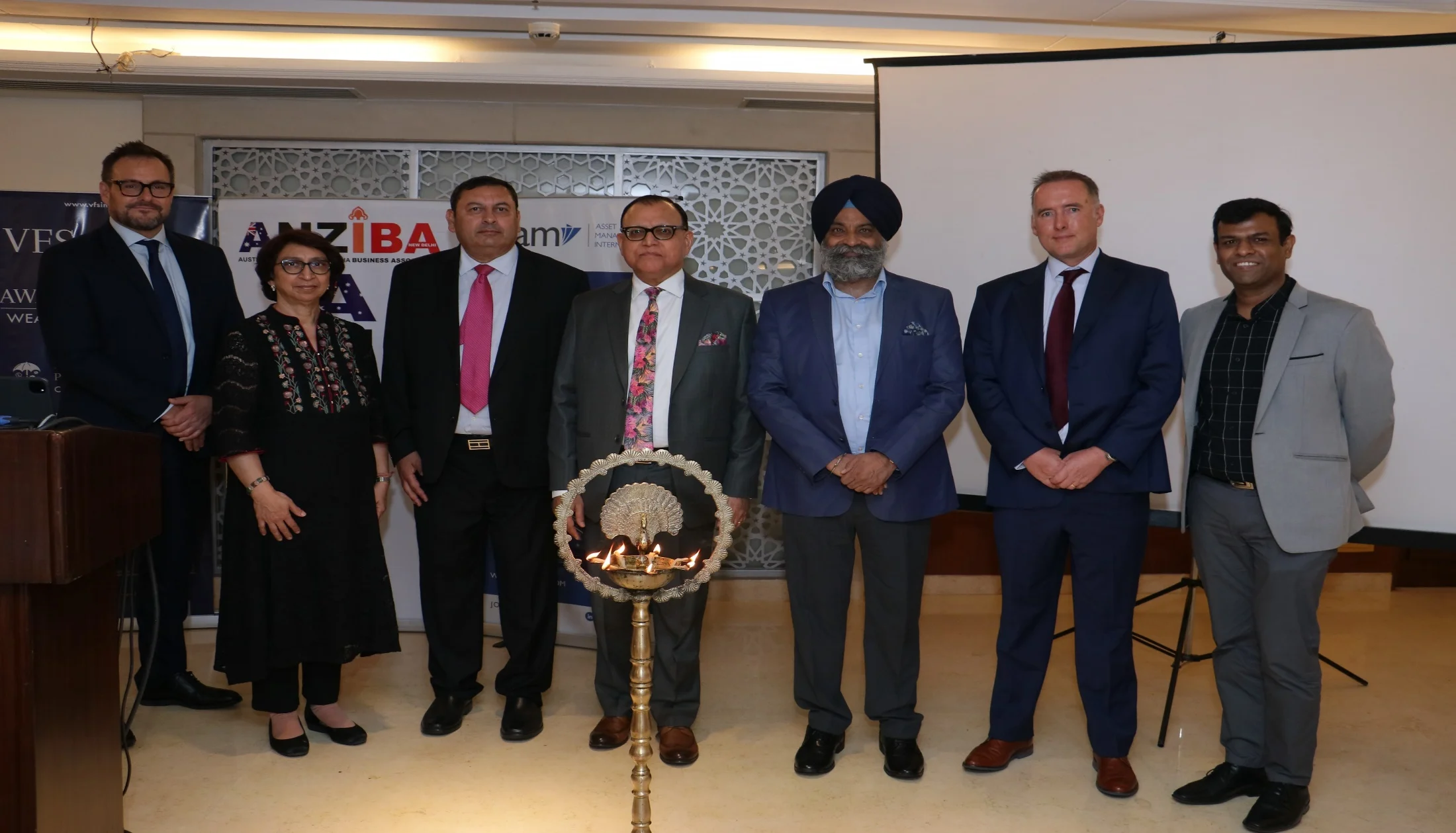 Anziba and VFS International Ltd networking